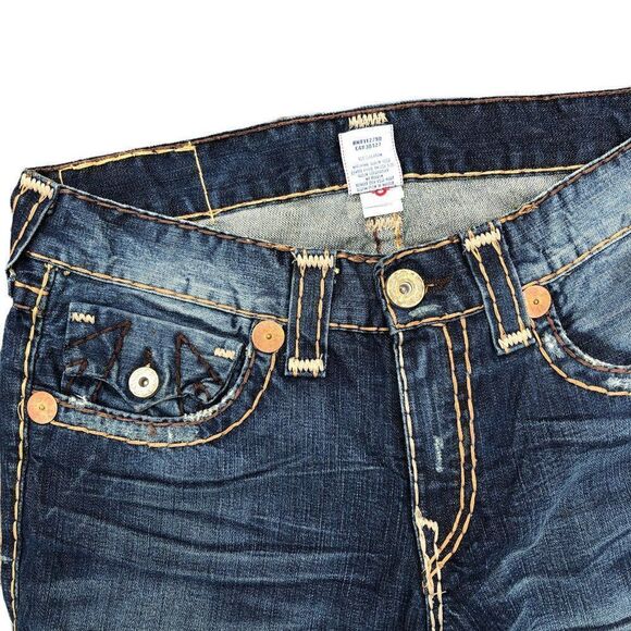 True Religion Jeans Size 33 BILLY SUPER T Blue - Picture 4 of 9